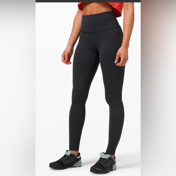 lululemon athletica Black Wunder Train High-Rise Tight 28" - Picture 1 of 4